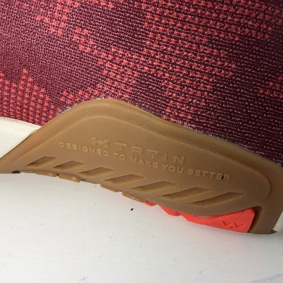 Under Armour Mens TriBase Reign Vital Red Black Cross Training Shoes Size 11.5 - Picture 2 of 13